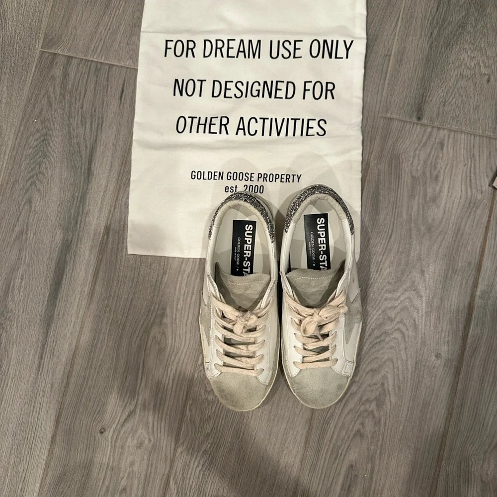 BRAND NEW!! Golden Goose Super Star Classic with Glitter Spur. NIB!! - Picture 5 of 15